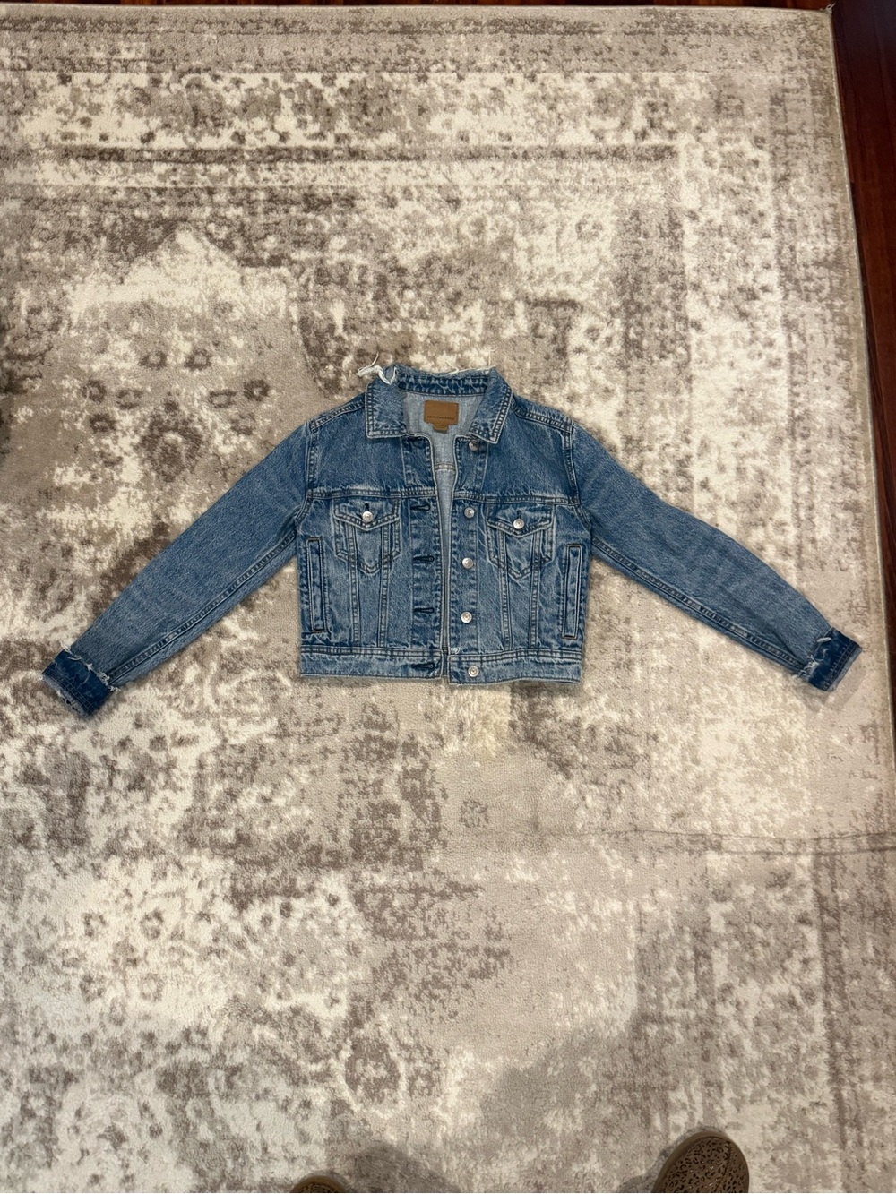 American Eagle Outfitters Light Blue Denim Jacket